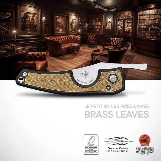 Les Fines Lames Le Petit Brass Zigarrenmesser Skulls (alt)