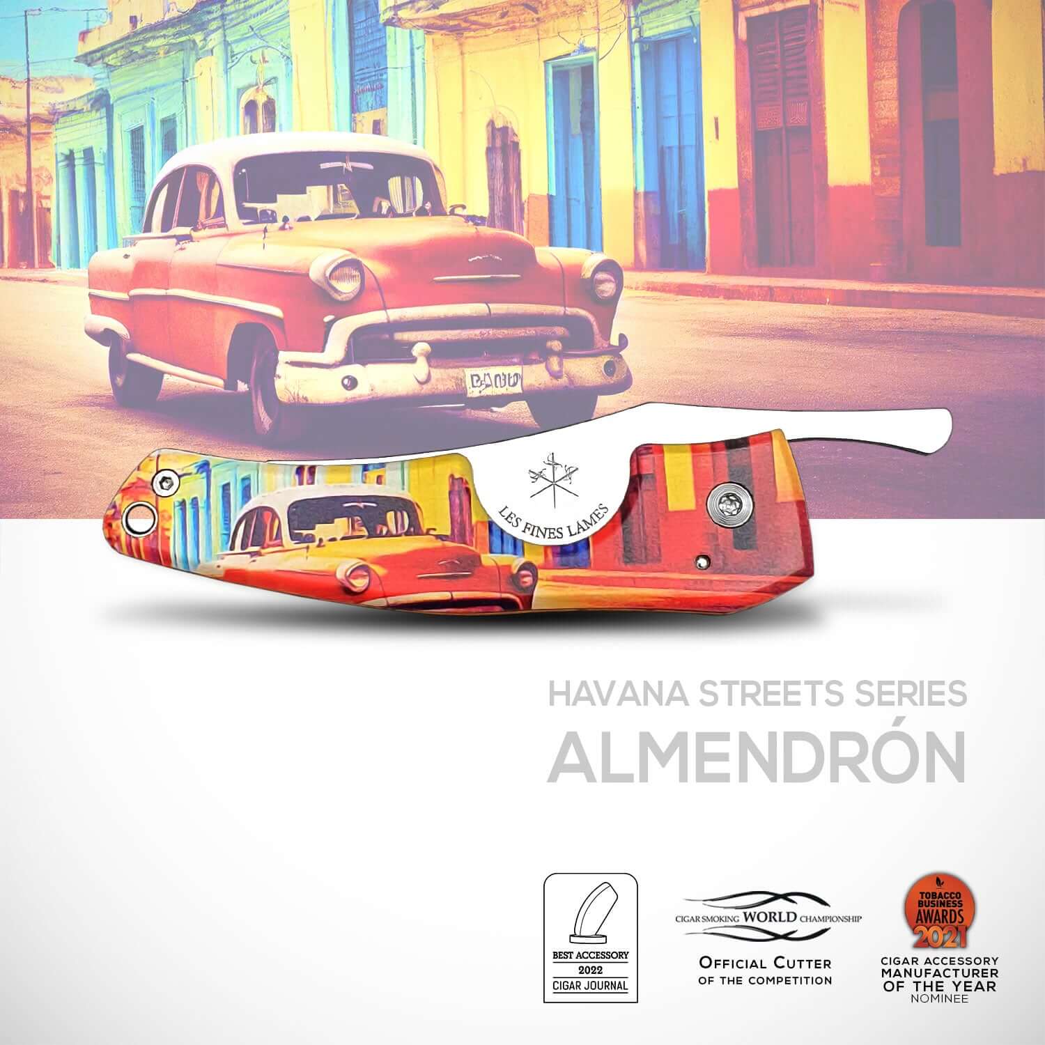 Les Fines Lames LE PETIT Havana Streets Zigarrenabschneider Almendrón