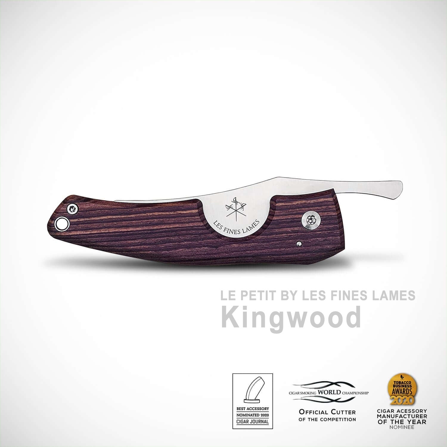 Les Fines Lames LE PETIT Zigarrenabschneider Olive Wood