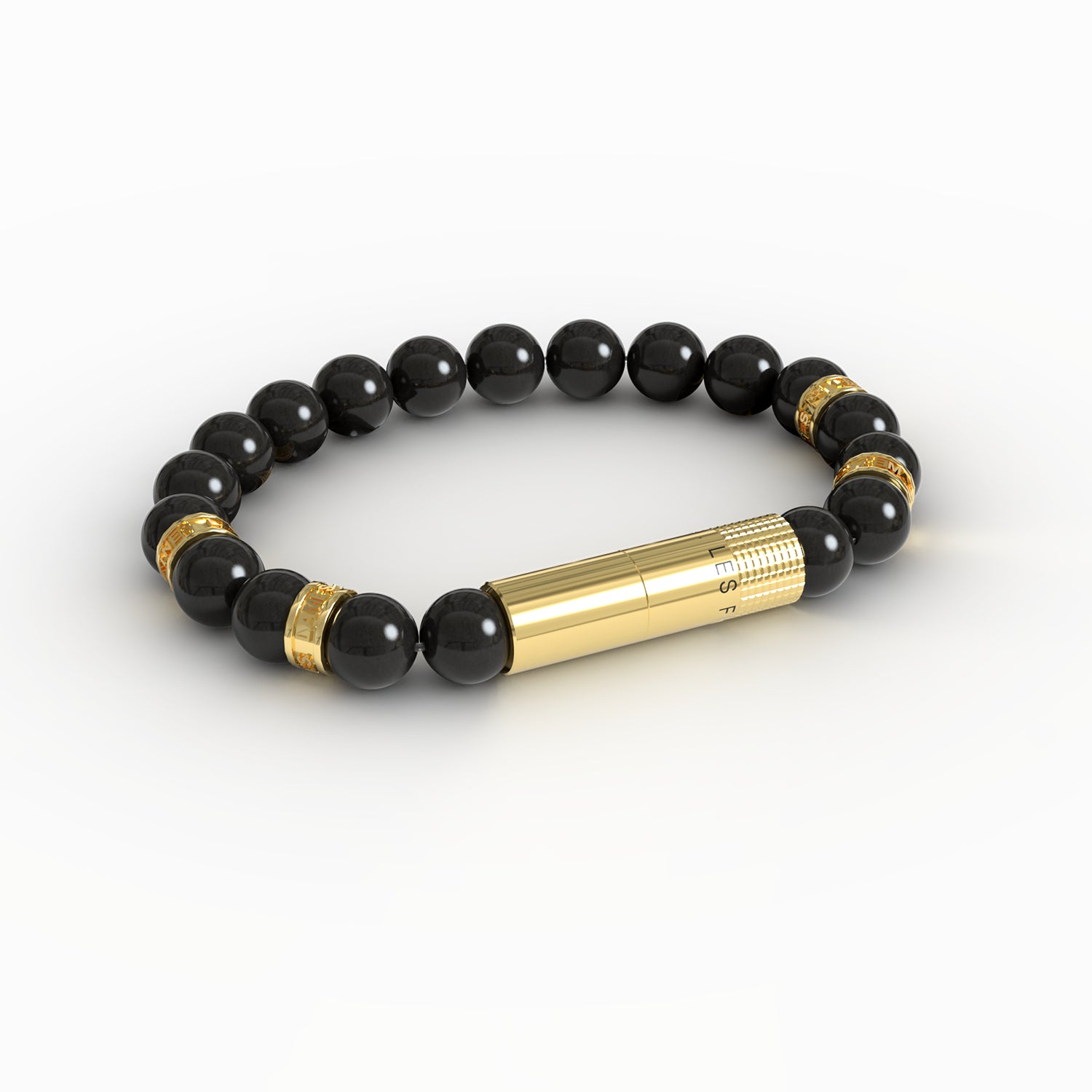 Les Fines Lames Punch Bracelet Elastique Armband mit integriertem Zigarrenbohrer