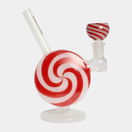 Lollipop Swirl Rig Glass Bong