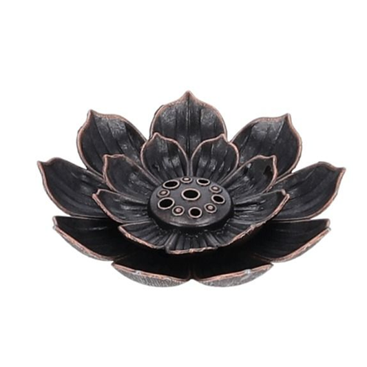 Räucherstäbchenhalter Lotus - 5.8cm – Messing, Räucherwaren