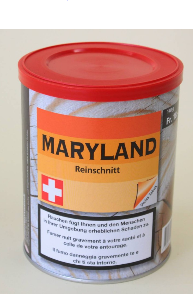 Maryland Reinschnitttabak 140g – bester Schweizer Tabak, Burley Tabak Schweiz