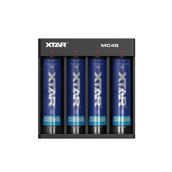 XTAR MC4S Ladegerät – Akkus gleichzeitig laden, automatische Abschaltung