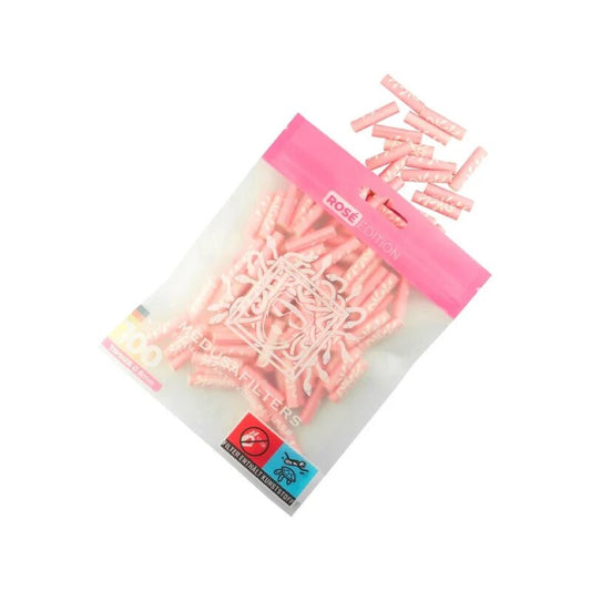Medusa ActiveFilter 6mm Rosé Aktivkohlefilter 100 Stück