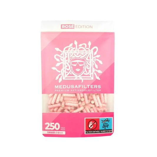 Medusa ActiveFilter 6mm Rosé Aktivkohlefilter 250 Stück