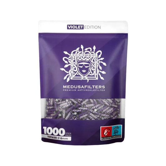 Medusa ActiveFilter 6mm Violet Aktivkohlefilter 1000 Stück