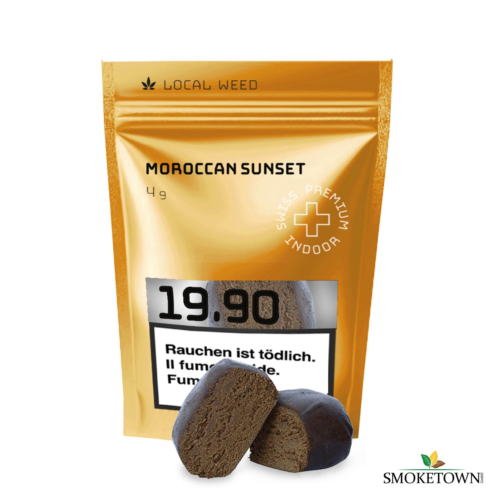 Moroccan Sunset CBD-Hasch - 4g – 0.9% THC, 28% CBD-Hasch