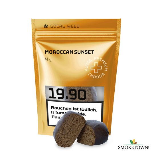 Moroccan Sunset CBD-Hasch - 4g – 0.9% THC, 28% CBD-Hasch