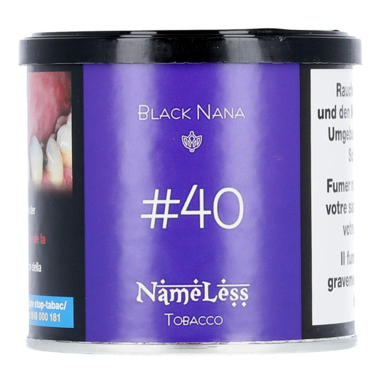 Nameless - Black Nana #40 - 200g – aromatischer Shisha Tabak, bester Feinschnitt-Tabak