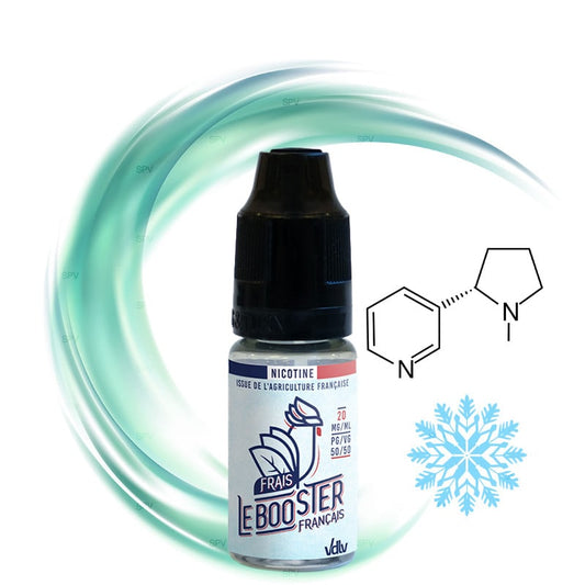 VDLV Le Booster Français Ice Nikotin-Shot 20 mg/ml mit 50 PG / 50 VG im 10-ml-Fläschchen