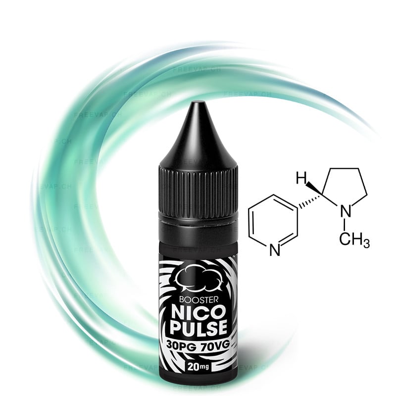 Nikotin-Shot NicoPulse 20 mg/ml mit 30 PG / 70 VG von Eliquid France im 10-ml-Fläschchen