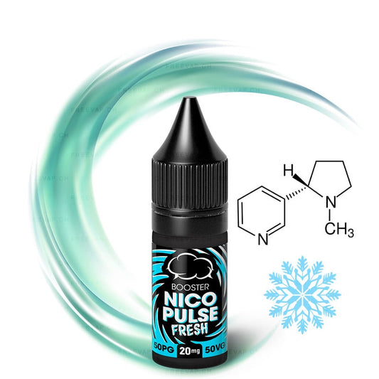 Nikotin-Shot NicoPulse Fresh 20 mg/ml mit 50 PG / 50 VG von Eliquid France im 10-ml-Fläschchen