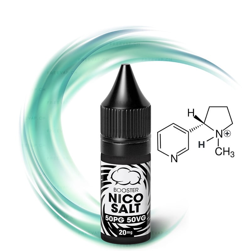 Nikotinsalz-Shot NicoSalt 20 mg/ml mit 50 PG / 50 VG von Eliquid France im 10-ml-Fläschchen
