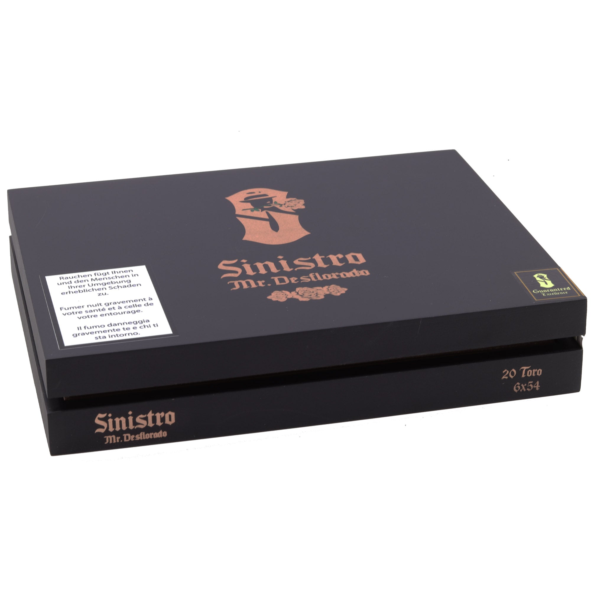 Sinistro Mr. Desflorado Toro Zigarre im Toro-Format der Marke Sinistro