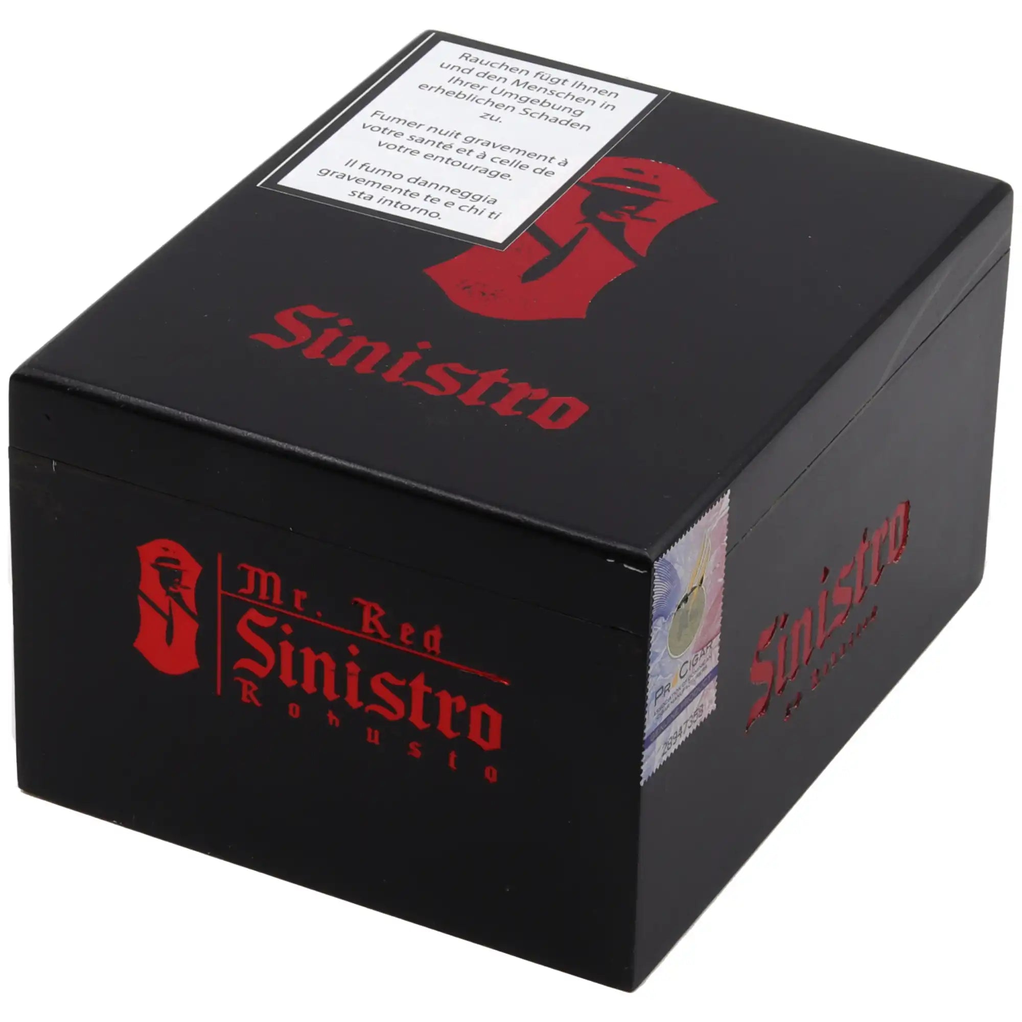 Sinistro Mr. Red Robusto Zigarre im Robusto-Format der Marke Sinistro