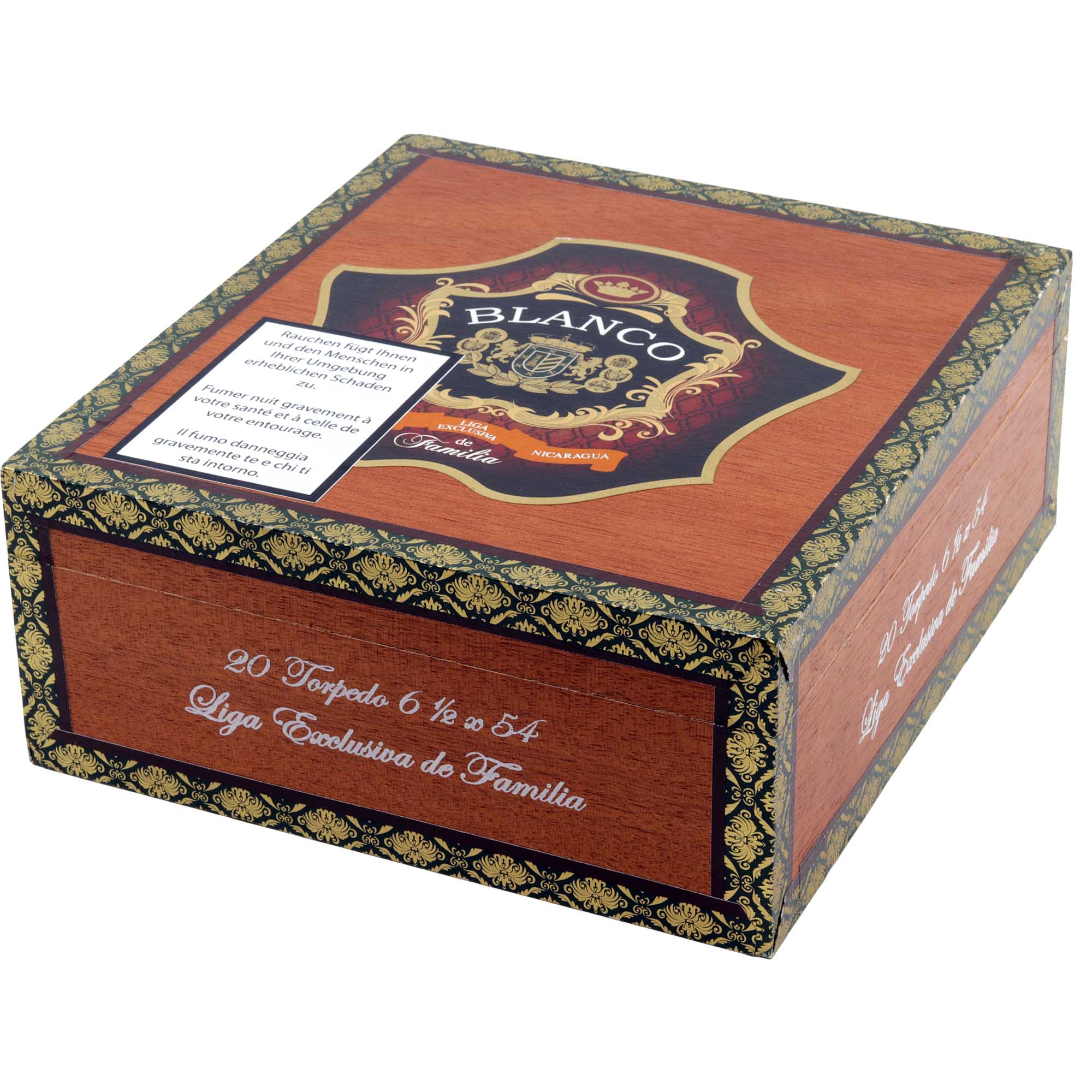 Blanco Liga Exclusiva de Familia Connecticut Shade Toro Zigarre
