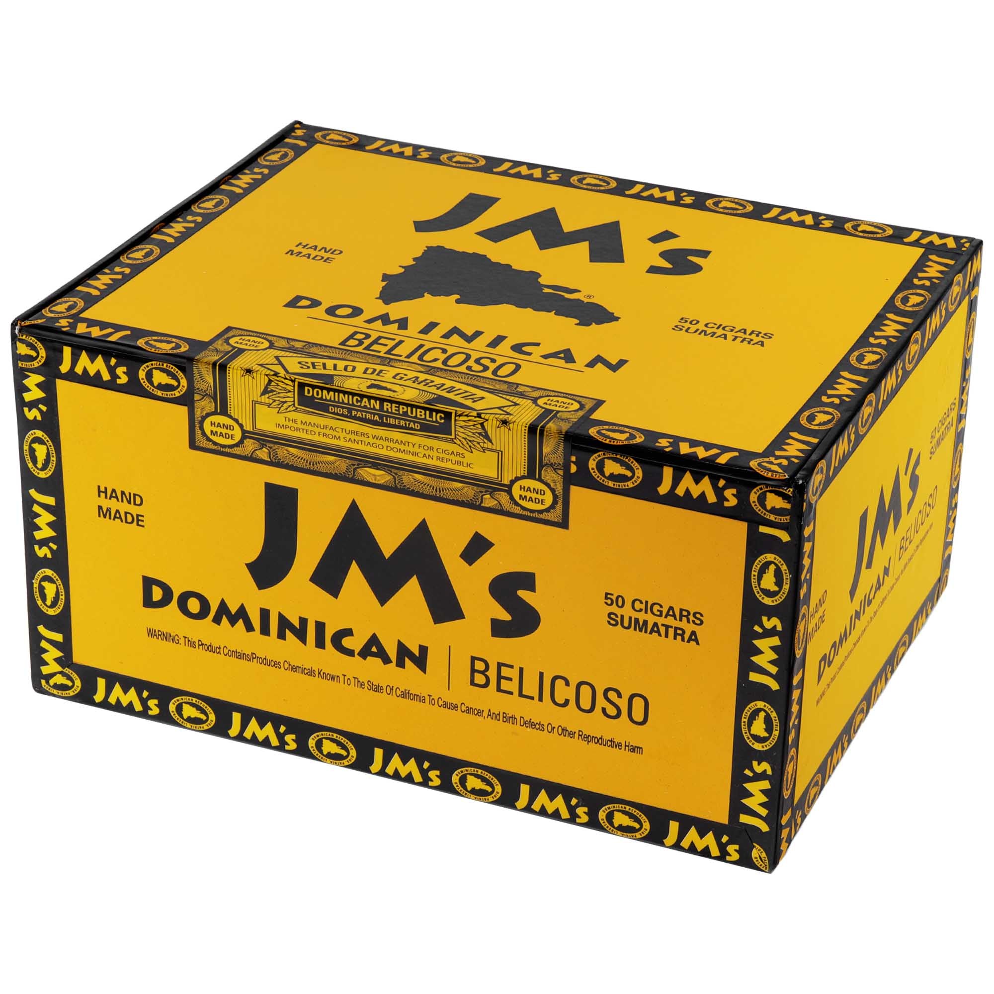 JM's Dominican Sumatra Belicoso Zigarre im Belicoso-Format mit Sumatra-Deckblatt