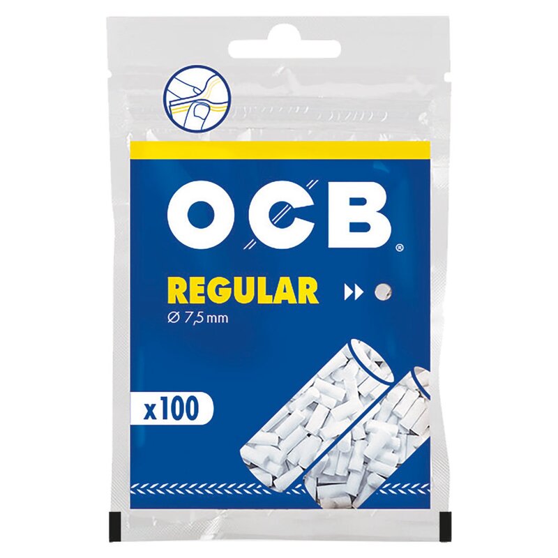 OCB Regular 7.5mm - 100 Stk. – OCB Filter 100, OCB Filter 100 Stück