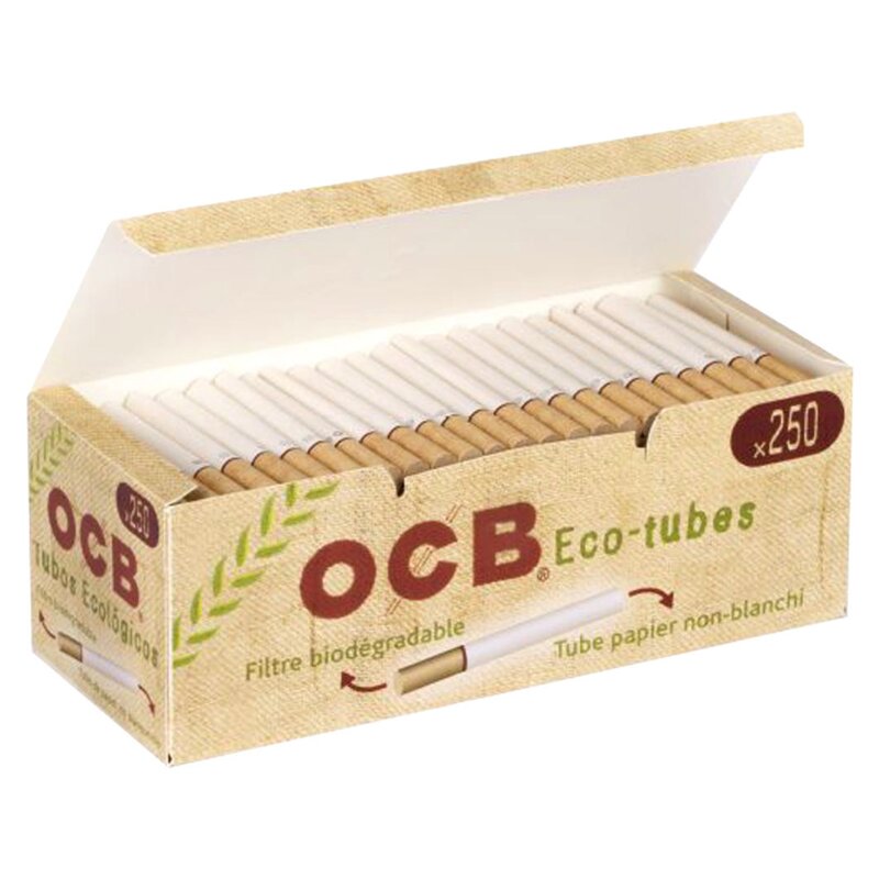 OCB Hülsen Eco Zigarettenhülsen mit Filter, 4 x 250 Stück Grosspack