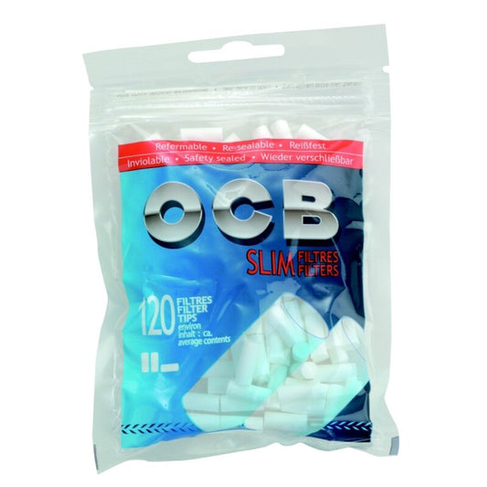 OCB SlimFilter Drehfilter im Slim-Format, 34 x 120 Stück