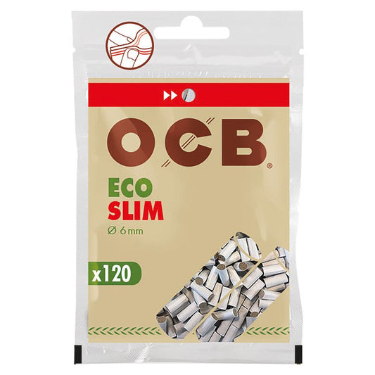 OCB SlimFilter Bio Drehfilter im Slim-Format, 10 x 120 Stück