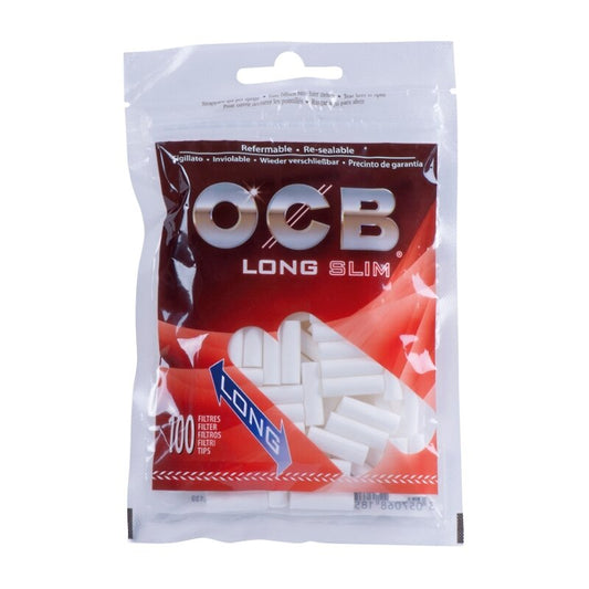 OCB SlimFilter Long verlängerte Drehfilter im Slim-Format, 10 x 100 Stück