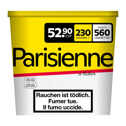 Parisienne Jaune MYO 230g – Filterhülsen Tabak, Milder Stopftabak