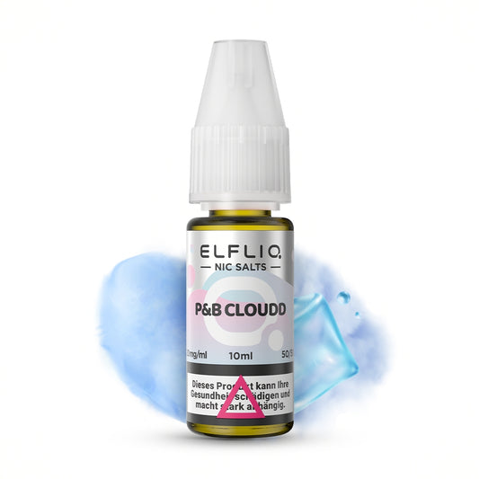 Elfliq P&B Cloudd Cotton Candy ICE 10ml 10mg Nikotinsalz Liquid