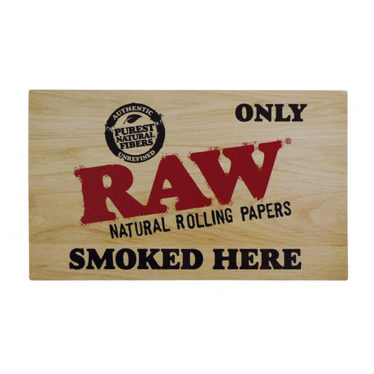 RAW Sticker "Only Smoked Here"