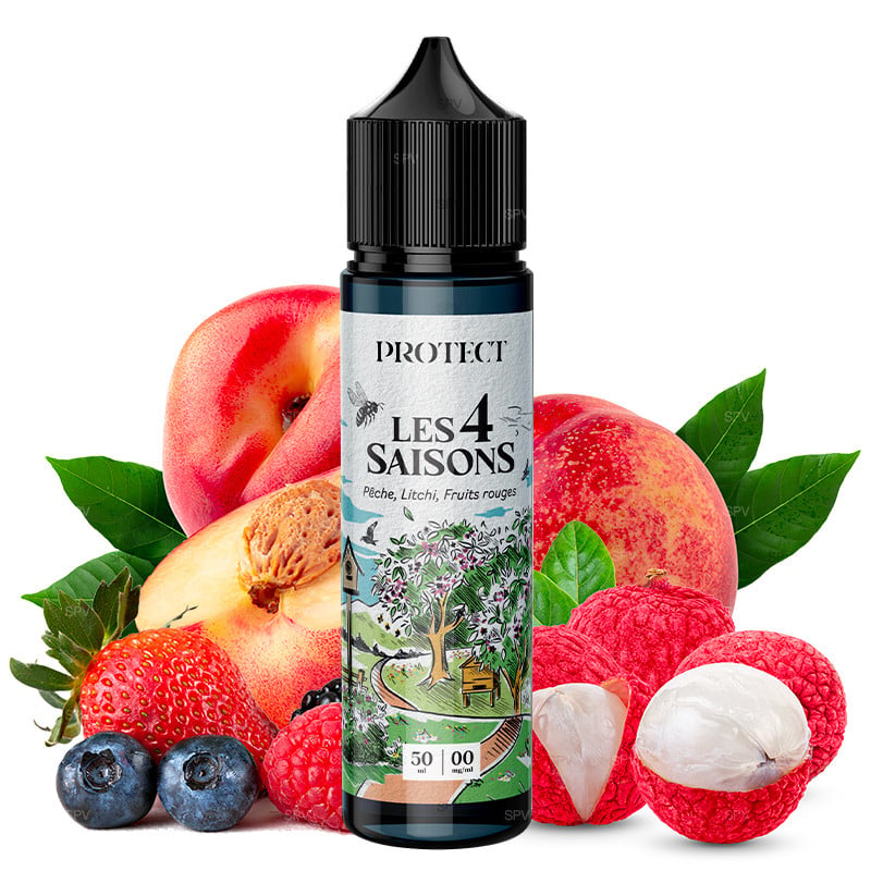 Pfirsich Litschi Rote Früchte – Protect E-Liquid 50 ml in 75 ml