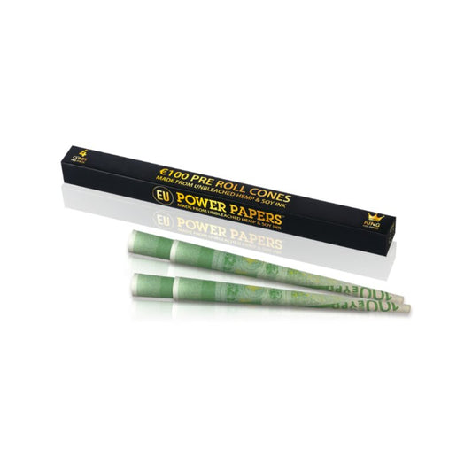 PowerPapers Cone 110mm Euro vorgerollte Tüten, 4 Stück