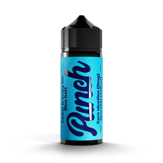 Punch Blue Bolt 100 ml Shortfill – blaue Beeren mit Limonade, nikotinfrei