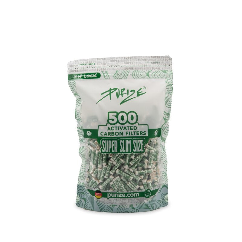 PURIZE ActiveFilter 5mm White Aktivkohlefilter, 500 Stück