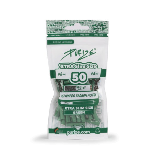 Purize ActiveFilter 6 mm Green Aktivkohlefilter, 50 Stück