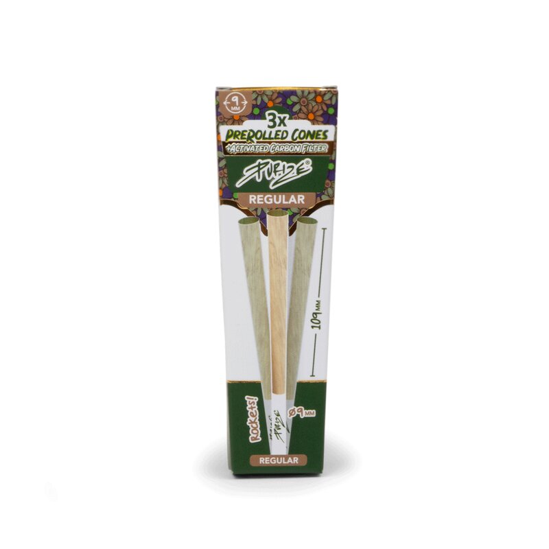 Purize Cone Regular, vorgerollte konische Hülsen, 3 Stück