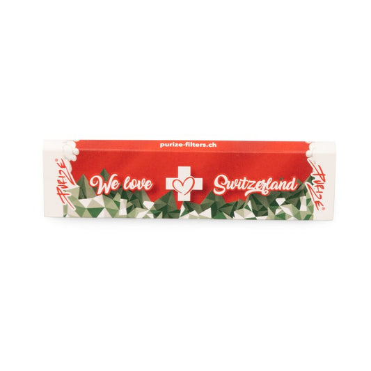 PURIZE King Size Slim We love Switzerland Zigarettenpapier, 50 Heftchen