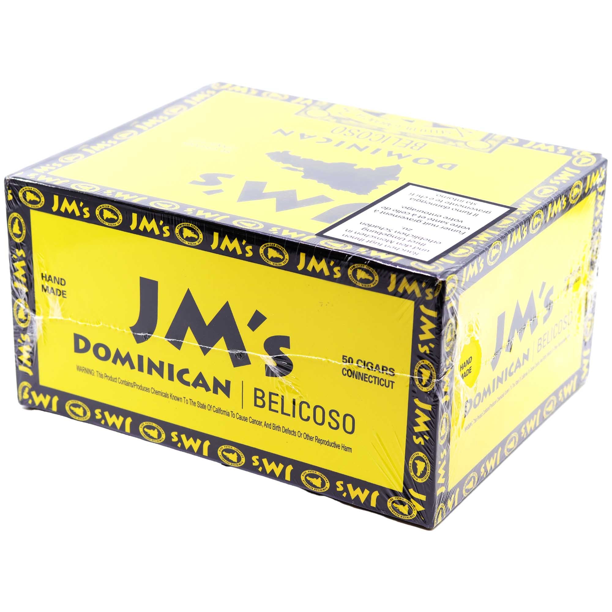 JM's Dominican Connecticut Belicoso Zigarre im 50er-Kistchen