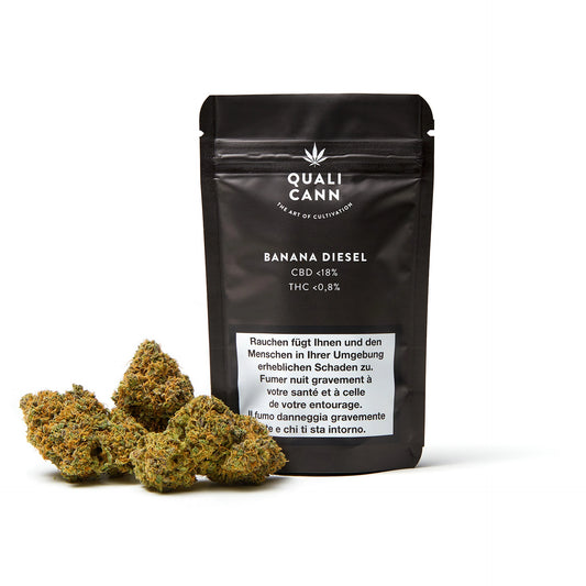 Qualicann - Banana Diesel - 2g – Buds, CBD