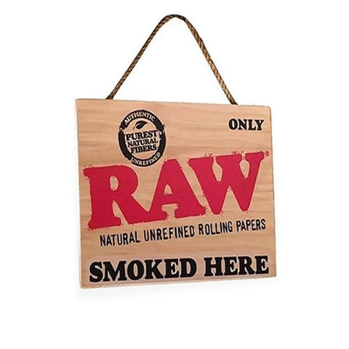 RAW Wooden Sign