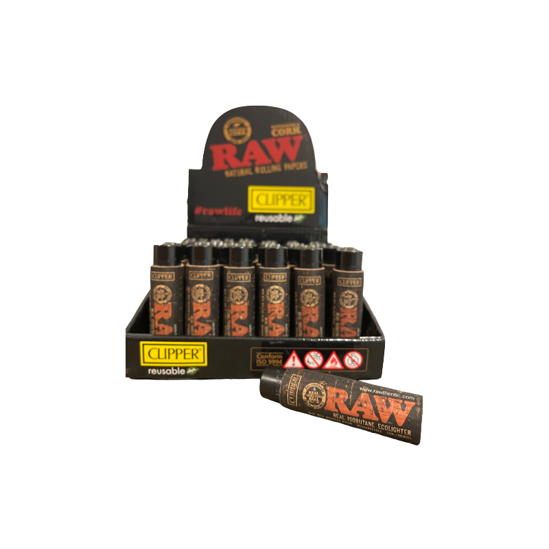 Clipper RAW - KORK Schwarz – Feuerzeug