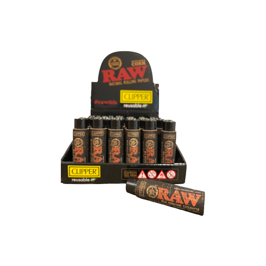 Clipper RAW - KORK Schwarz – Feuerzeug