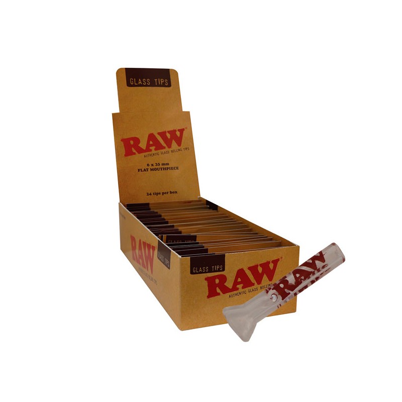 RAW Glass Tip Flat – flache Glasfilter, geschmackneutrale Filter