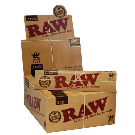 RAW KingSize Slim Classic Zigarettenpapier 50er-Box