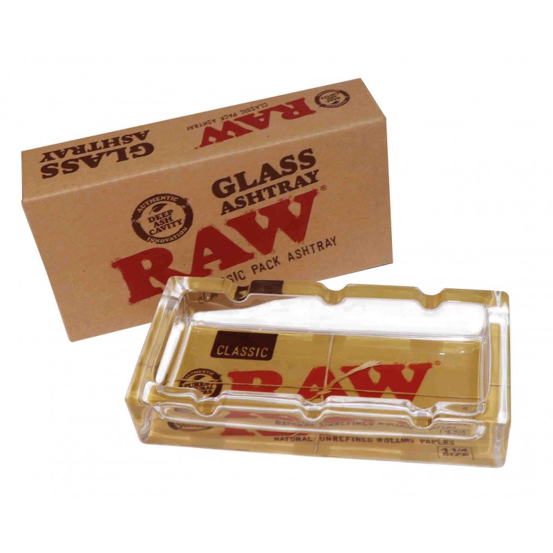 RAW Glass Ashtray – Aschenbecher, Raucherbedarf