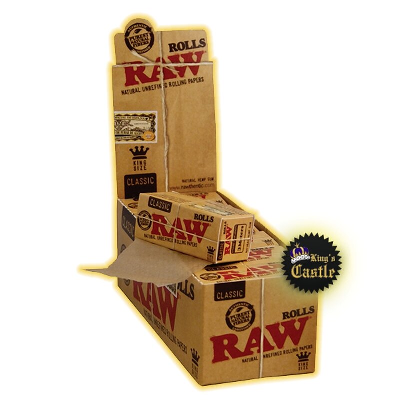RAW Rolls KingSize Classic Endlospapier 12 Rollen à 3 m