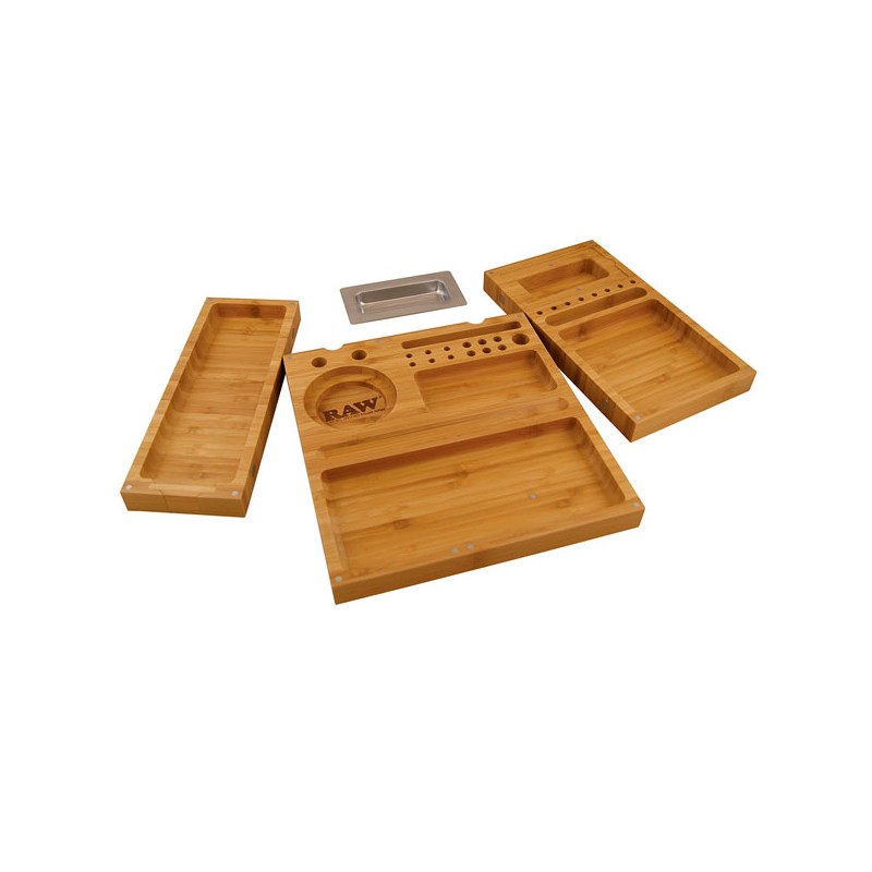 RAW Triple Bambusbox mit Magneten