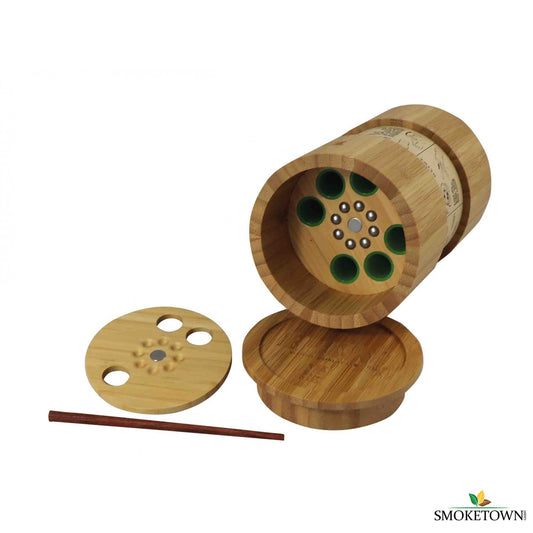 RAW Bamboo Six Shooter King Size – Joint Drehen, kompakte Aufbewahrung