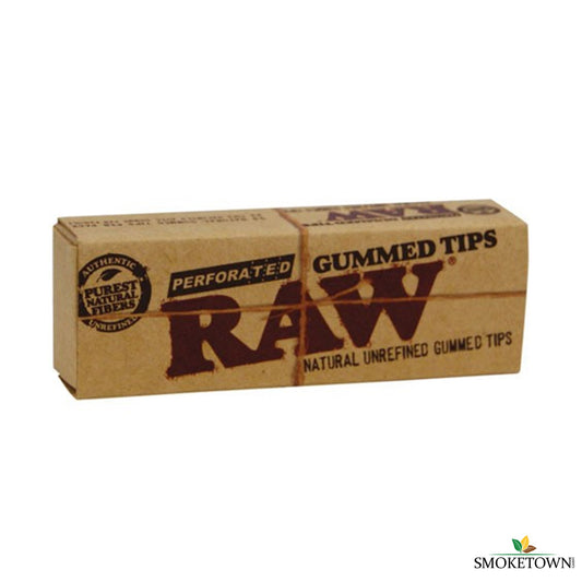 RAW Gummed Tips – natürliche Rauchutensilien, perforierte Tips