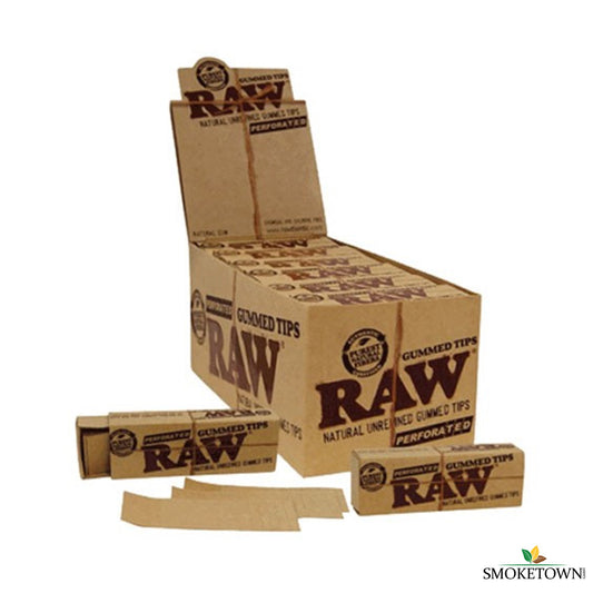 RAW Gummed Tips – biologisch abbaubare Filter, Kartonfilter mit Gummi